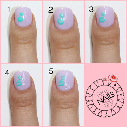 Diseño de uñas de mariposa con esmalte | Belleza