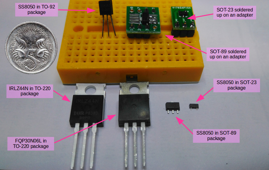 Транзистор биполярный ss8050 sot 23