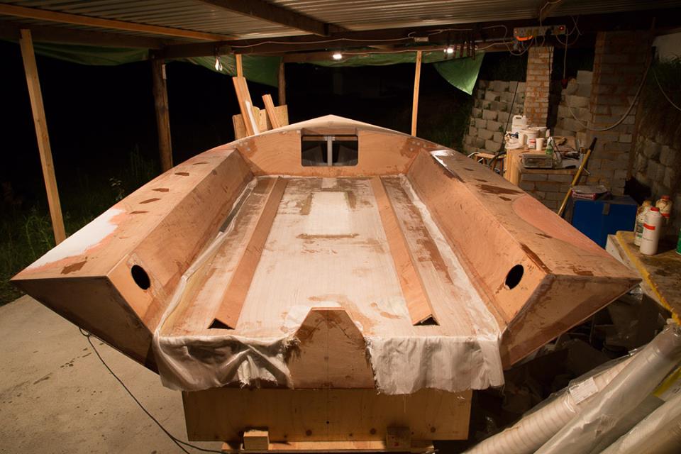 CKD Boats Roy Mc Bride i550 wood epoxy boat build