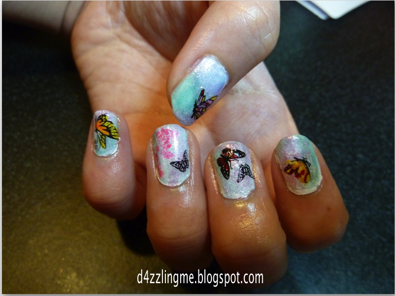 D4zzling Me Make your own Nail Decal Tutorial