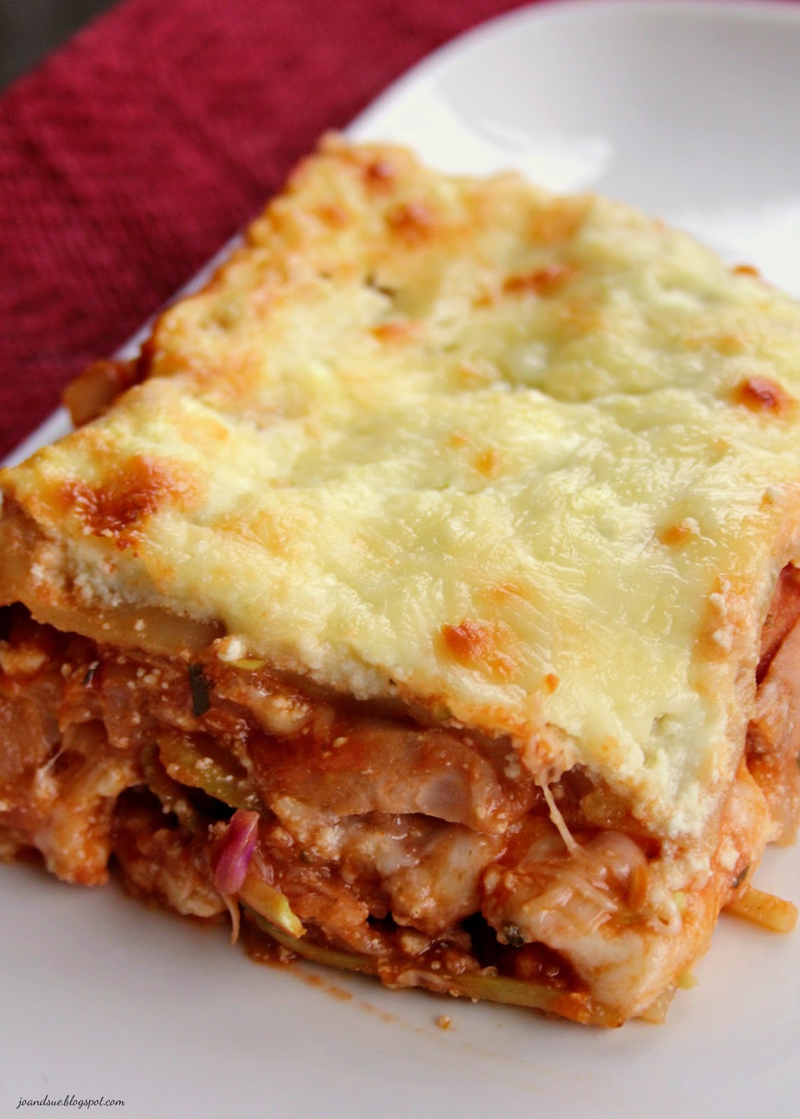 Jo and Sue Jackfruit 4 Cheese Lasagna