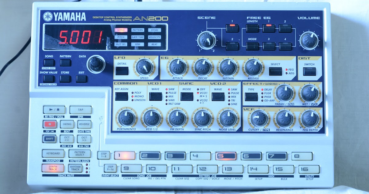 MATRIXSYNTH Yamaha AN200 Desktop Analog Physical Modeling Synth SN H01055