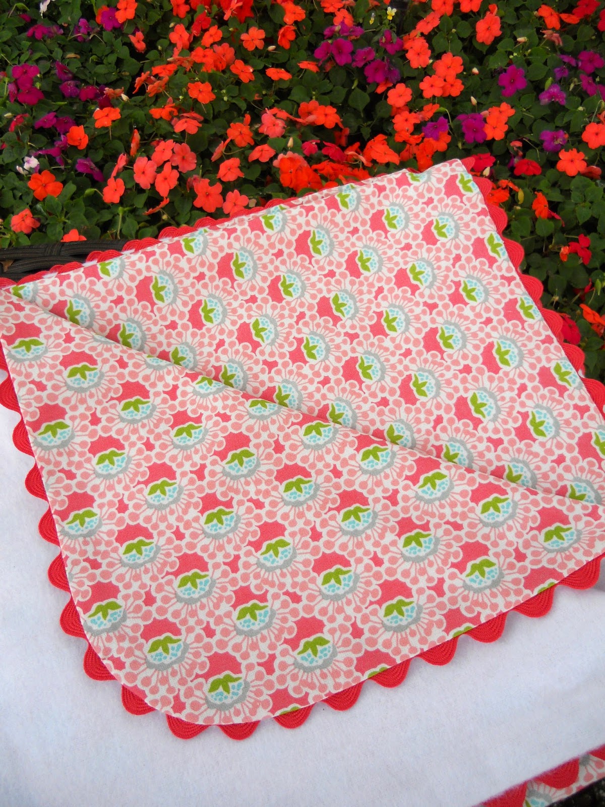 Just Another Hang Up Ric Rac Receiving Blankets...