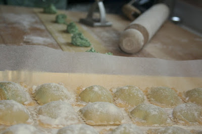 ravioli ricotta e spinaci