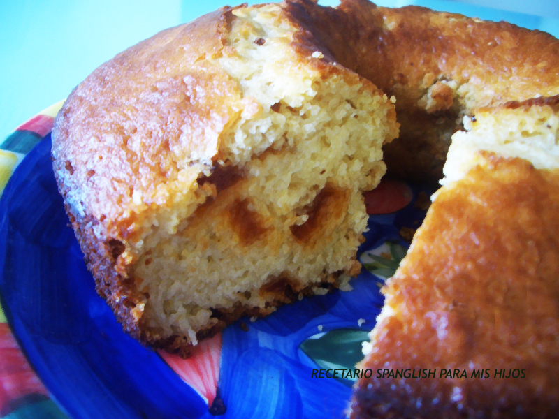 Recetario Spanglish para mis hijos Torta o bizcocho de dulce de membrillo Recetario Spanglish para mis hijos Torta o bizcocho de dulce de membrillo