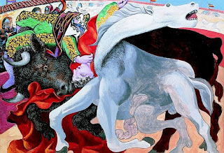 Corrida de toros: muerte del torero - Pablo Picasso