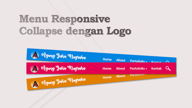 Menu Collapse Responsive dengan Logo Menu Collapse Responsive dengan Logo