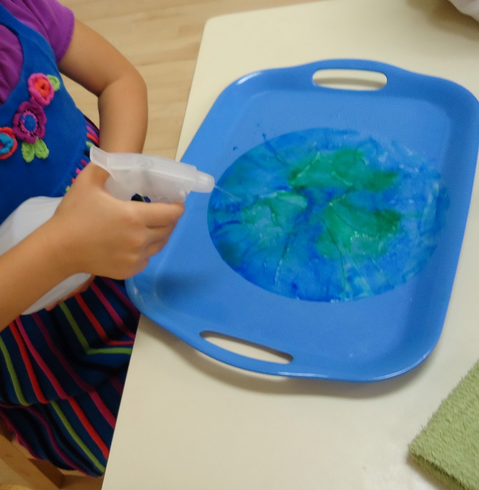 To the Lesson! Coffee Filter Earth Art