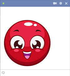 Cheerful Red Smiley