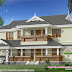 2514 square feet 4 bedroom typical Kerala home plan