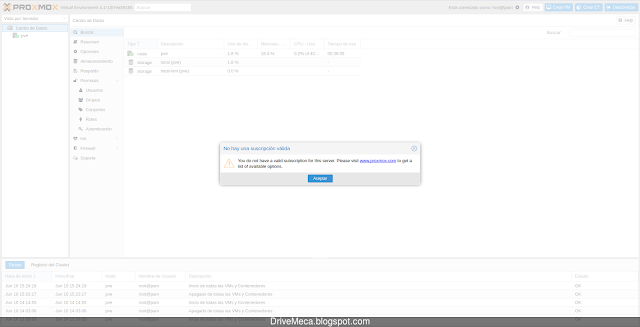Configurando Proxmox VE Configurando Proxmox VE