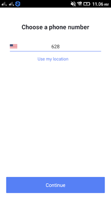 Cara Mengisi Area Number di Aplikasi Text Now