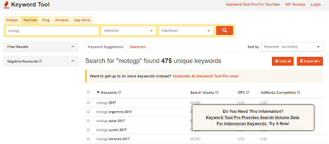 3 Cara Mencari Kata Kunci Video Youtube keyword, kata kunci, cara mencari kata kunci youtube, cara mencari keyword youtube, youtube
