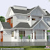 2305 sq-ft 4 bedroom sloped roof house