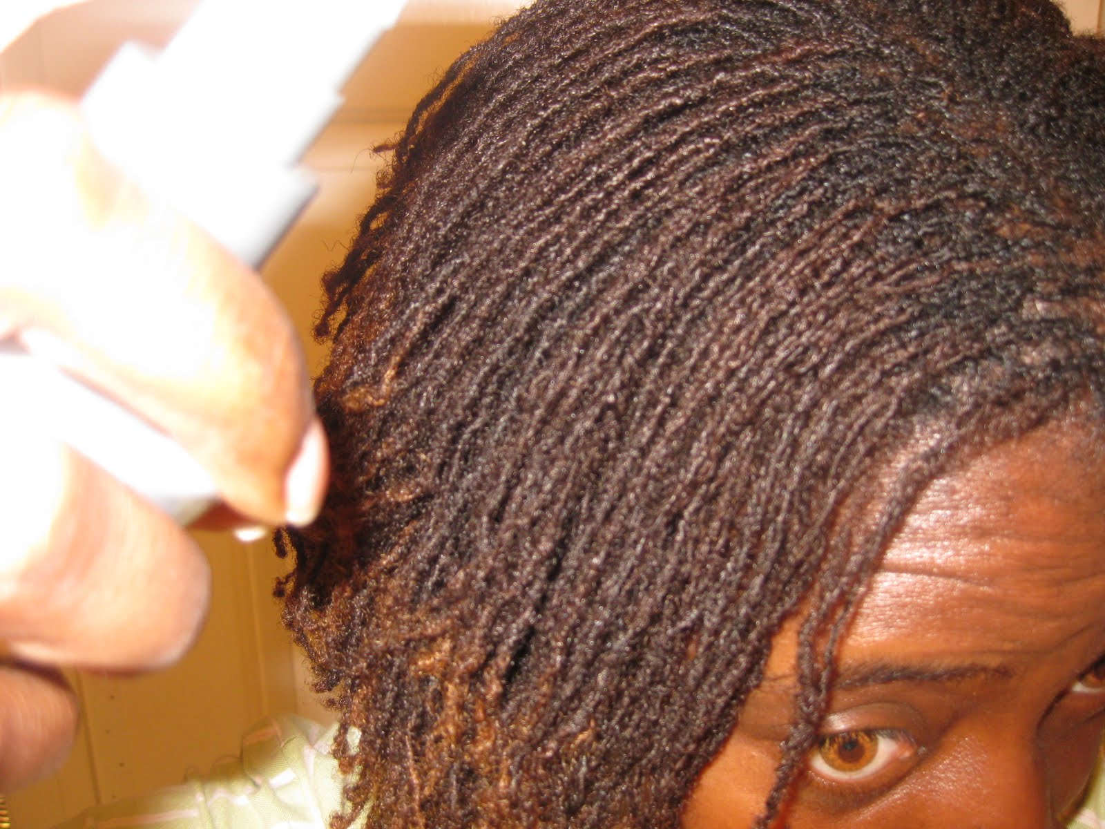 Kreyola's Journeys: How To: Flat Ironed Sisterlocks