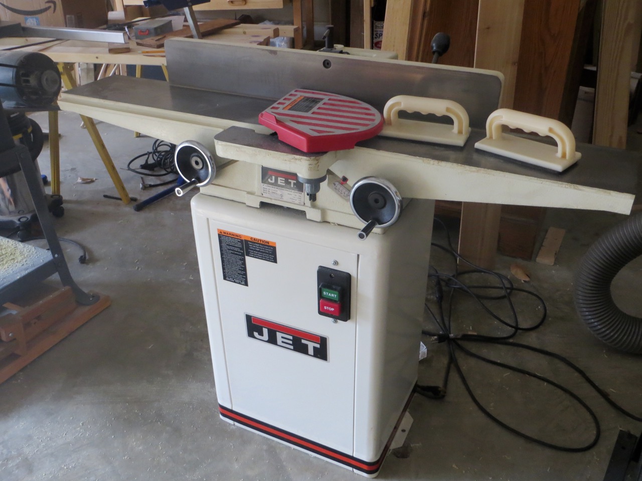 The Project Lady “New” Jet Jointer and DeWalt Planer It’s a very