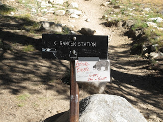 Ein wichtiger Hinweis der Ranger