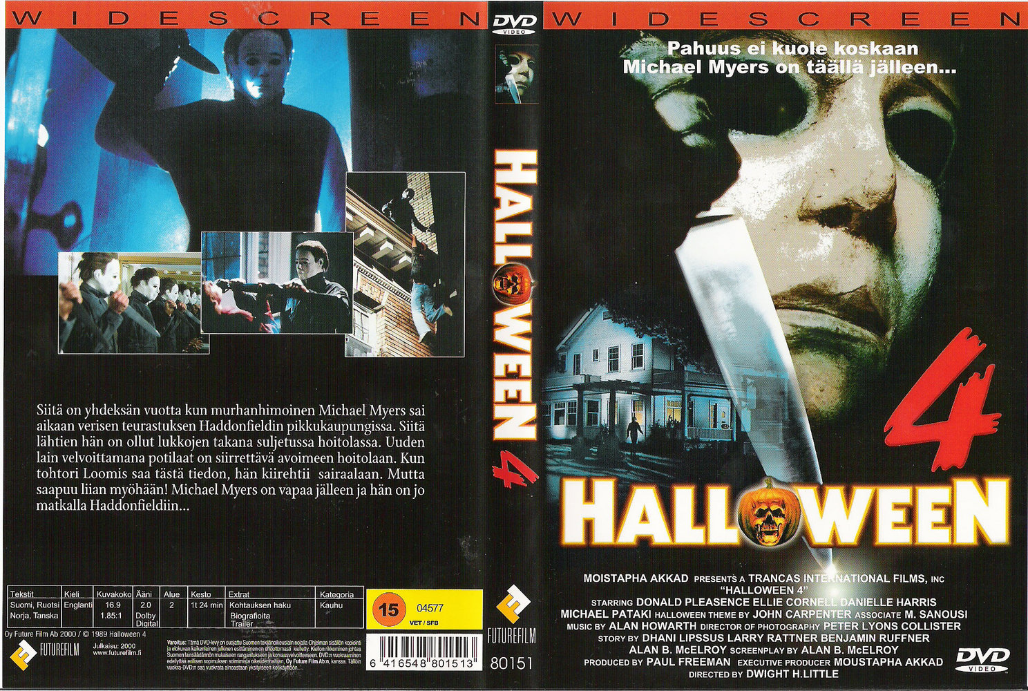 The Horrors of Halloween HALLOWEEN 4 THE RETURN OF MICHAEL MYERS (1988