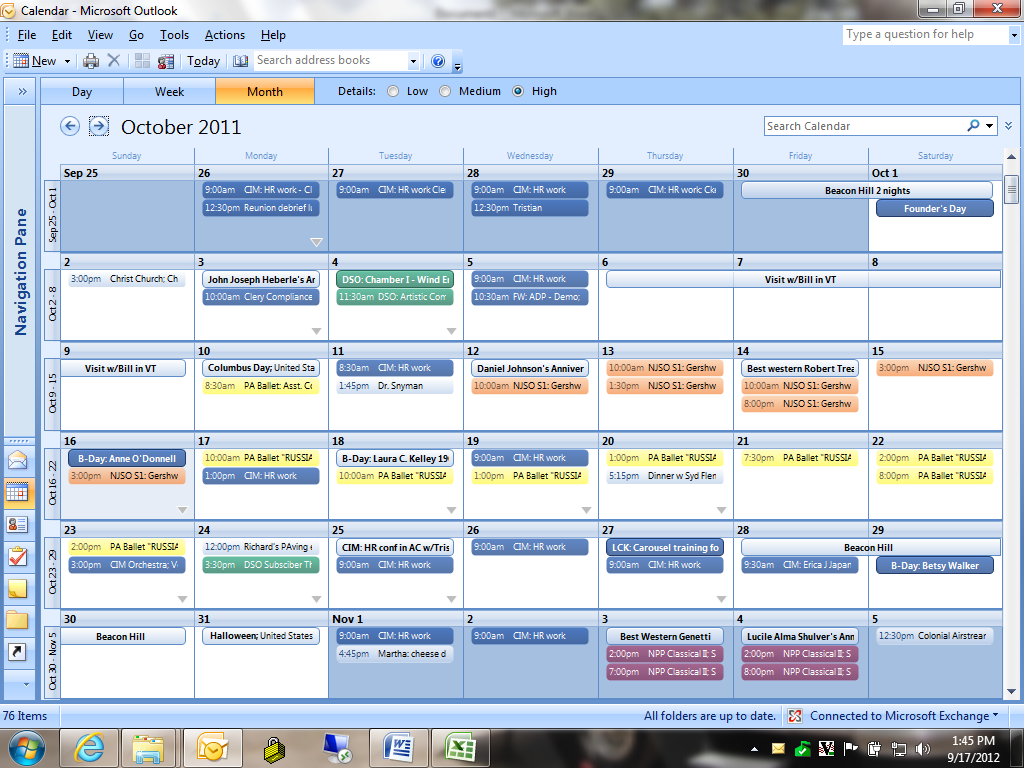 Recovering Oboist Dan McDougall, Double Bass