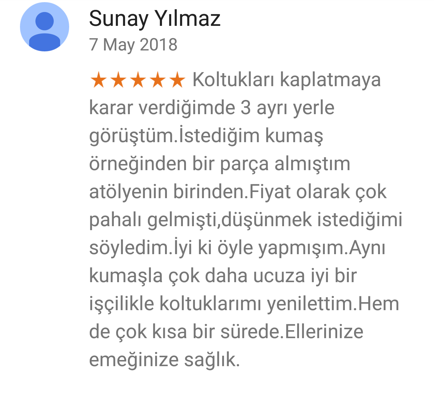 ESENKENT TE OTURAN MÜŞTERİMİZİN KOLTUK TAKIMINI YENİLEDİK