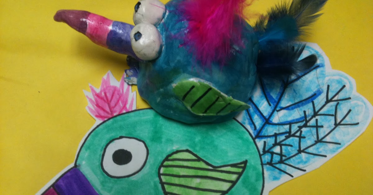 Art Room Blog: 3rd Grade Clay Birds...
