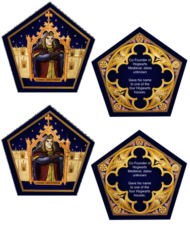The Empty Suitcase Chocolate Frog Cards The Empty Suitcase Chocolate Frog Cards