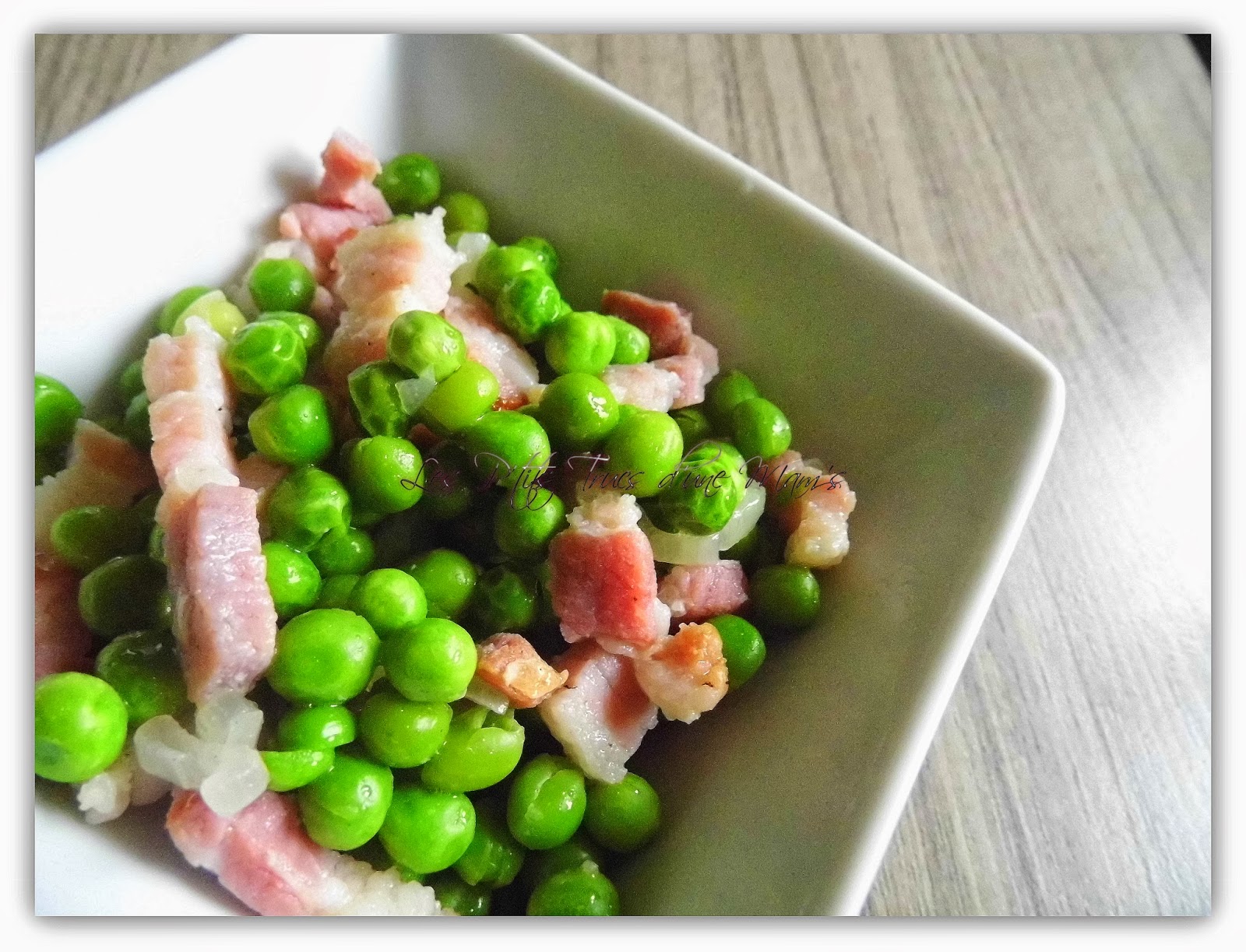 Les P'tits Trucs d'une Mam's: Petits pois au lard