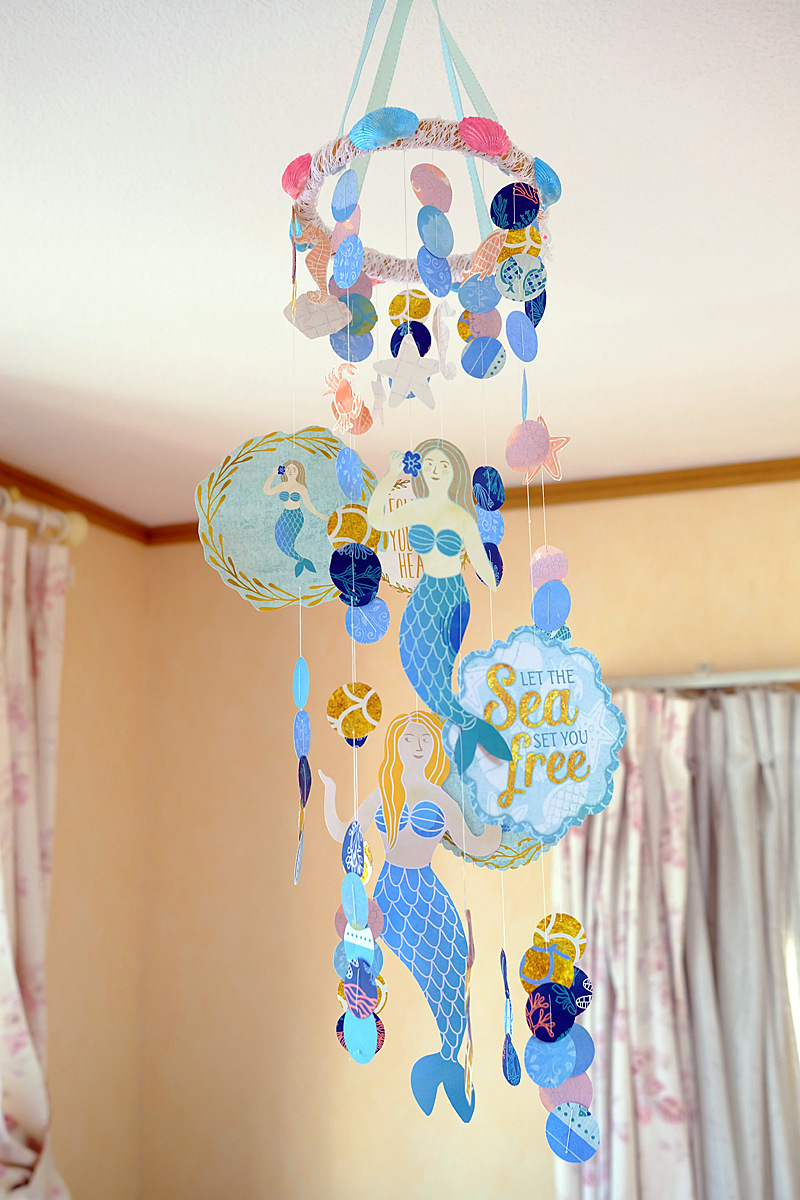 Down By The Sea And Home Decor With Ayumi Bo Bunny Bloglovin Today S Mobile Features The Down By Sea Collection Bobunny And Ing Paint Pentart Mermaid Ayumi