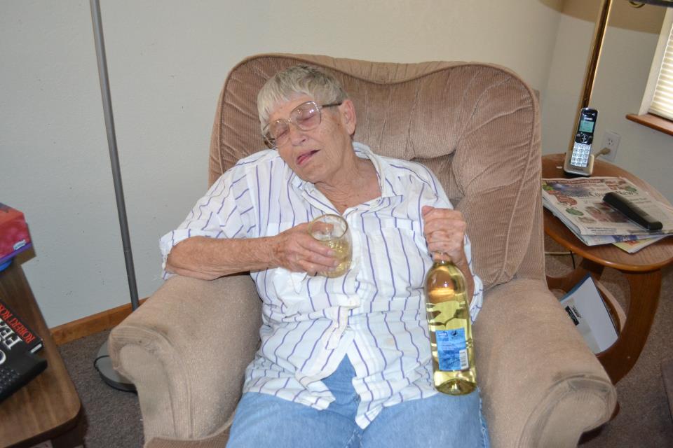grandma porn Drunk