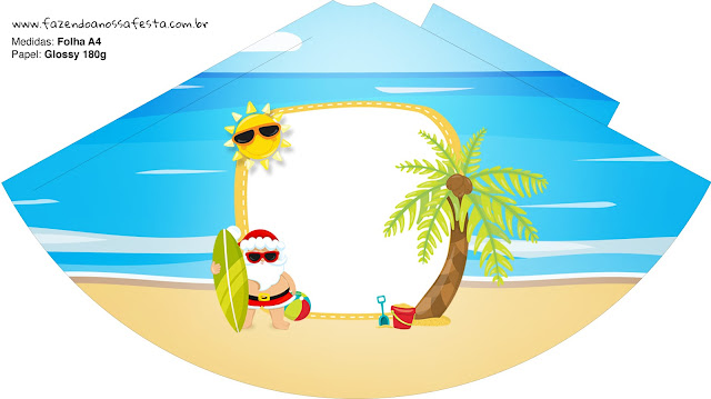 Christmas in the Caribbean: Free Party Printables. Christmas in the Caribbean: Free Party Printables