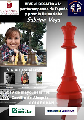 Simultània Sabrina Vega Alaquàs Simultània Sabrina Vega, Ajuntament Alaquàs, Club Escacs Alaquàs, Caixa Popular, Expocolchonvalencia.es
