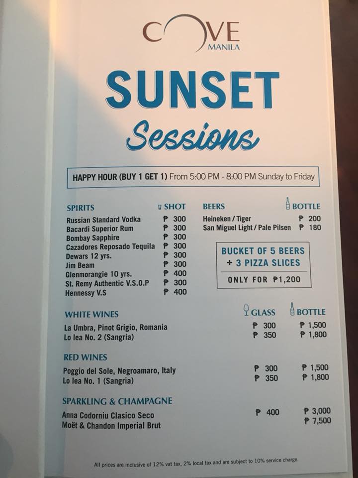 Cove Manila Launches Sunset Lounge Wine & unwind at the most luxurious night and beach club