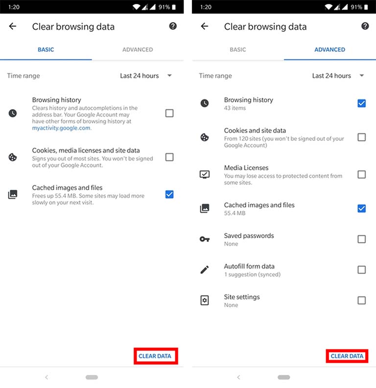 Cara Menghapus Cache Dan Data Browsing Pada Aplikasi Chrome Android Cara Menghapus Cache Dan Data Browsing Pada Aplikasi Chrome Android