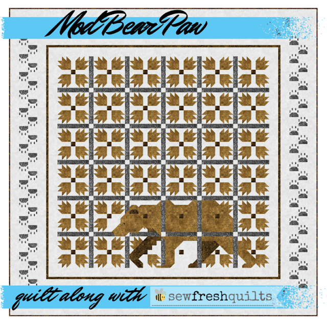Sew Fresh Quilts: MOD Bear Paw