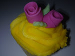 cupcake flores fondant