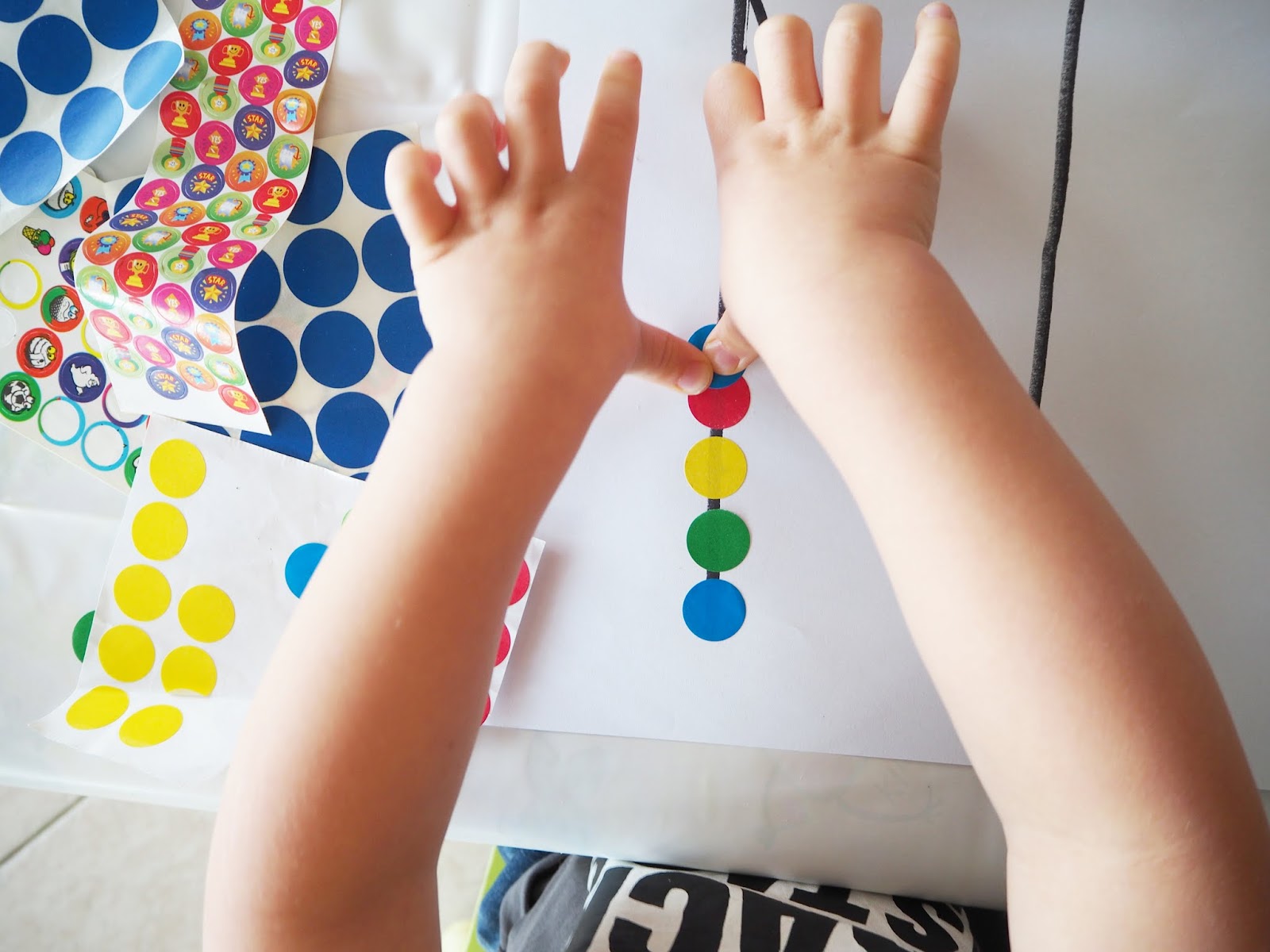Learn with Play at Home Fine Motor Dot Sticker Letter Learning and