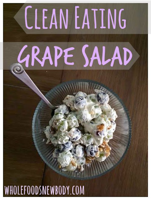 clean eating grape salad