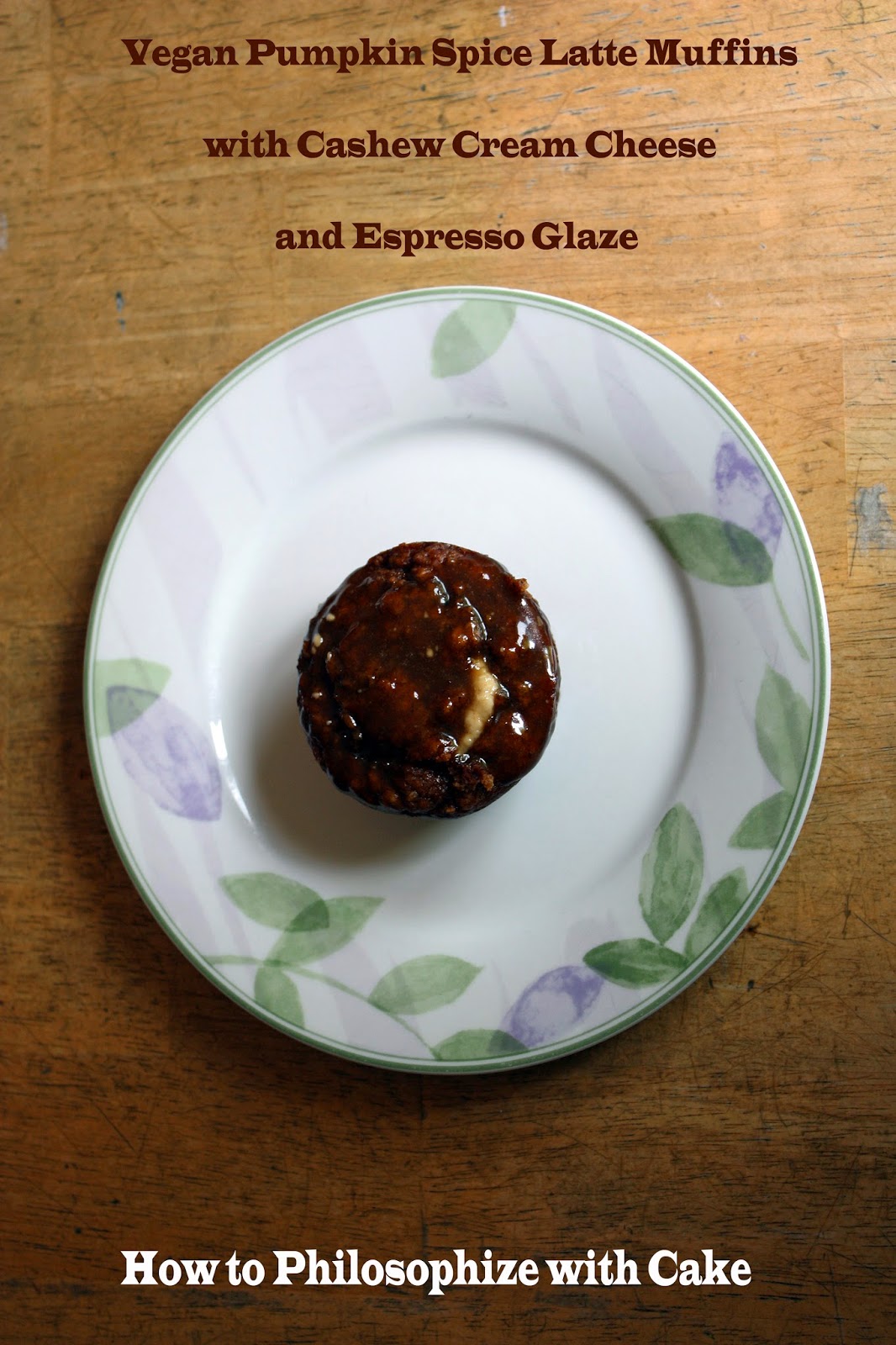 pumpkin spice latte muffins with espresso glaze