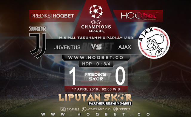Prediksi Juventus vs Ajax Amsterdam 17 April 2019 http://www.liputanskor.com/
