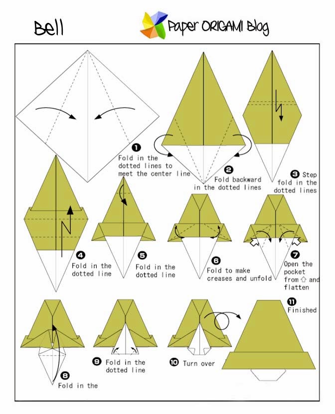 christmas-origami-bell-paper-origami-guide