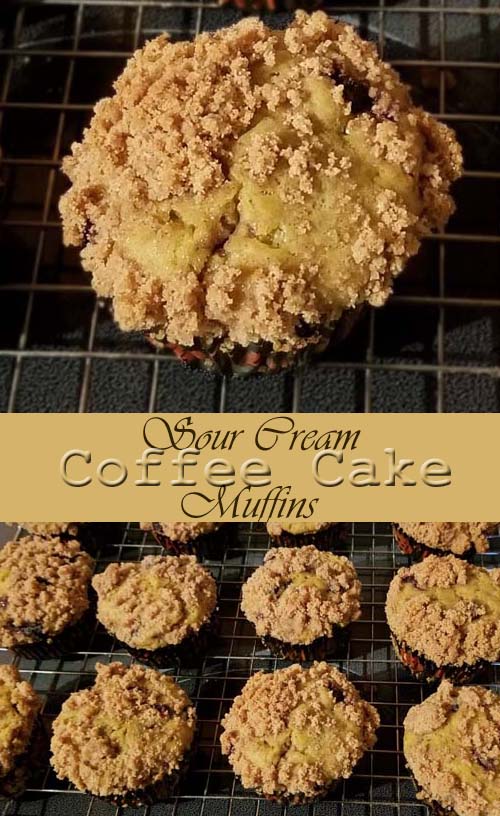 sour cream coffee cake muffins
