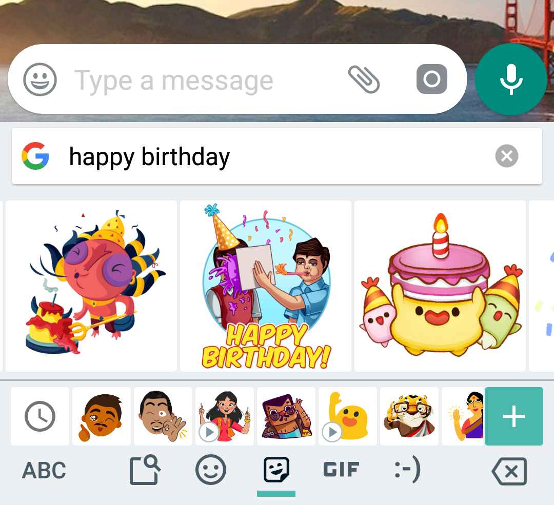 Gboard for More Whatsapp Stickers Emoji Gif in Kerala India