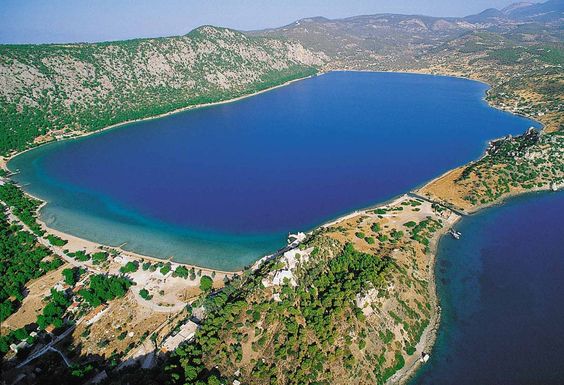 Lake Vouliagmeni Heraion Loutraki Lake Vouliagmeni Heraion Loutraki