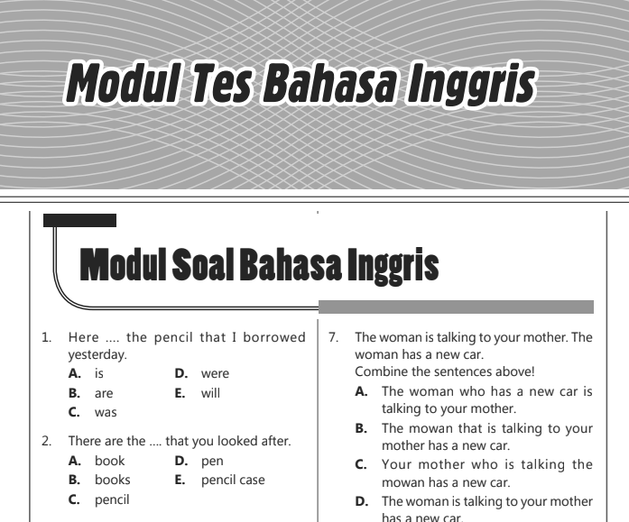 Soal Latihan Pretest Ppg Mapel Bahasa Inggris Beserta Pembahasannya Guru Jugan