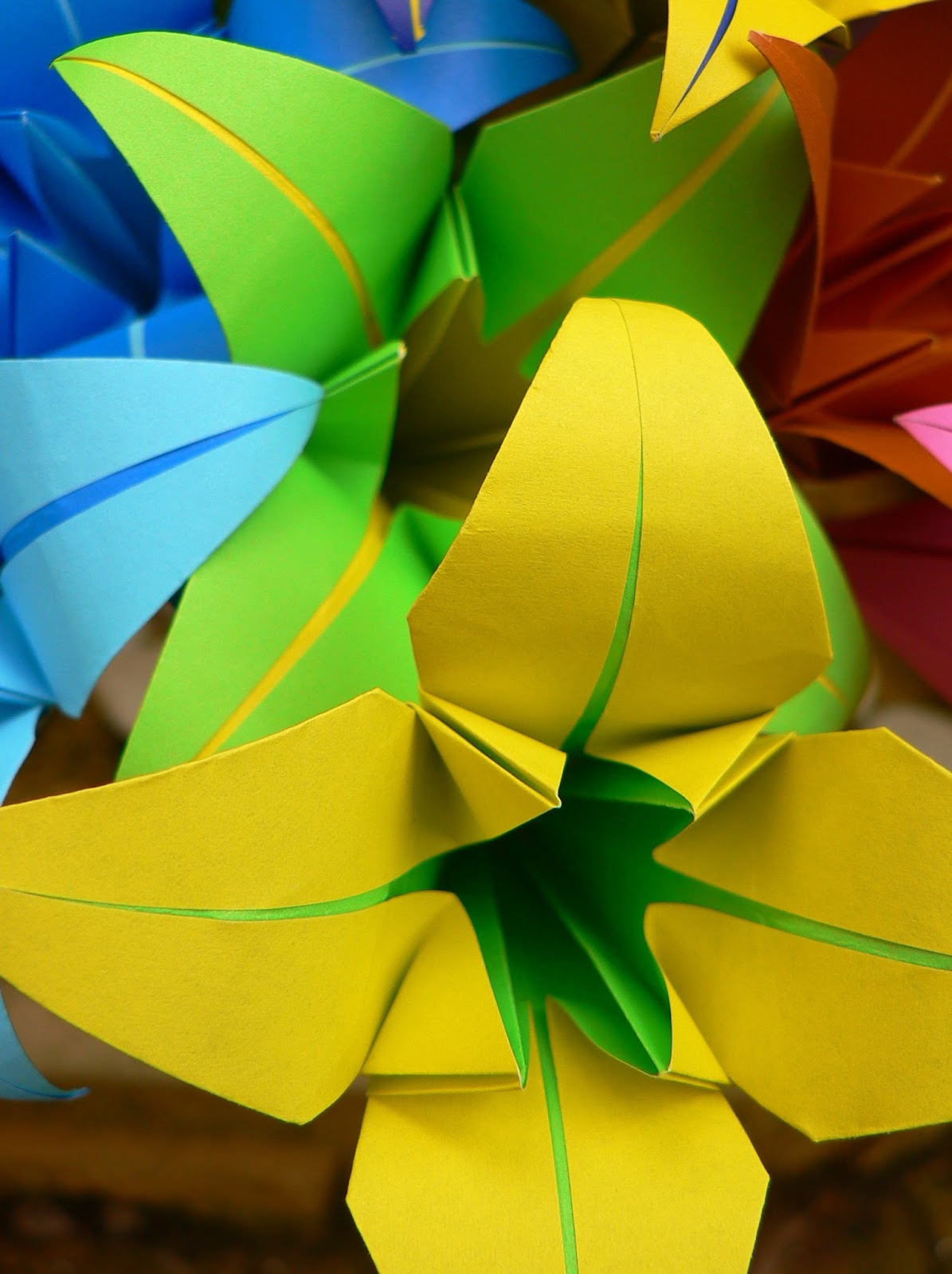 Angel Creations Rainbow Lilies