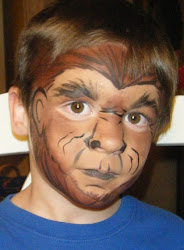 gorilla face brown painter adventures heck reaction got