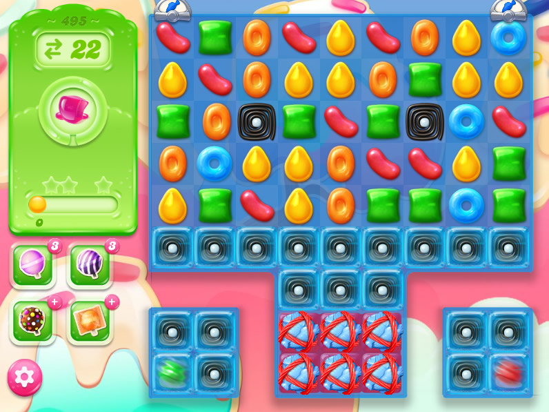 Candy Crush Jelly Saga 495 Candy Crush Jelly Saga saga 495