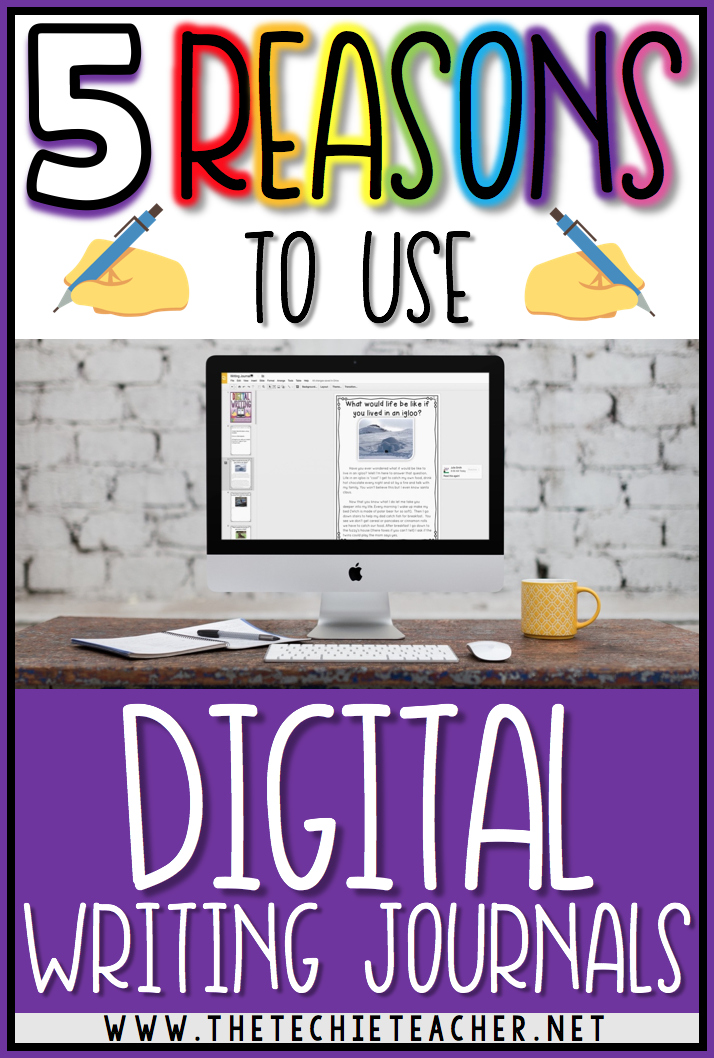 Learn about how you can incorporate digital writing journals in your classroom! Whether you are a 1:1 classroom or have access to just a few Chromebooks, laptops, or computers, digital writing journals will prepare your students to be thoughtful and expressive writers while saving time and paper. Come learn 5 reasons why you should use Google Slides as a writing journal.