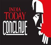 Amitabh Bachchan and Shah Rukh Khan in conversation at the 16th Edition of India Today Conclave Amitabh Bachchan and Shah Rukh Khan in conversation at the 16th Edition of India Today Conclave