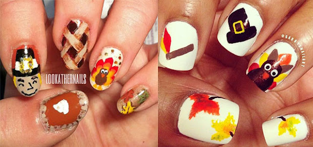fun and easy thanksgiving day nail